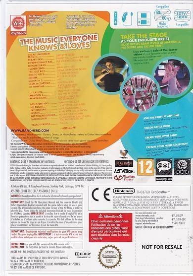 Band Hero - Nintendo Wii (B Grade) (Genbrug)